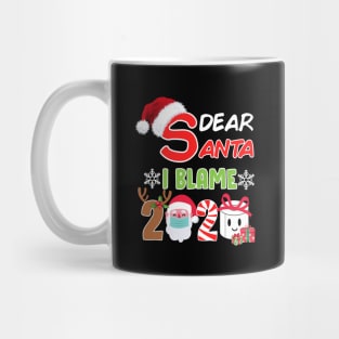 Merry Christmas 2020 Funny Dear Santa I Can Explain Mug